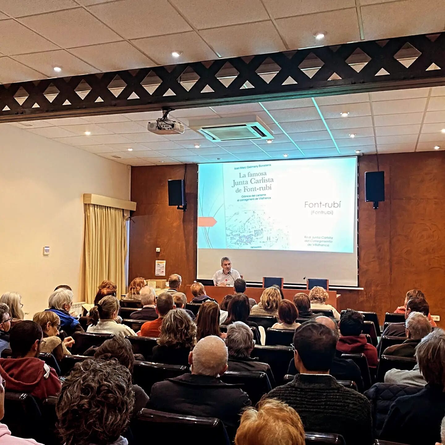Presentació a l'Auditori de Guardiola.