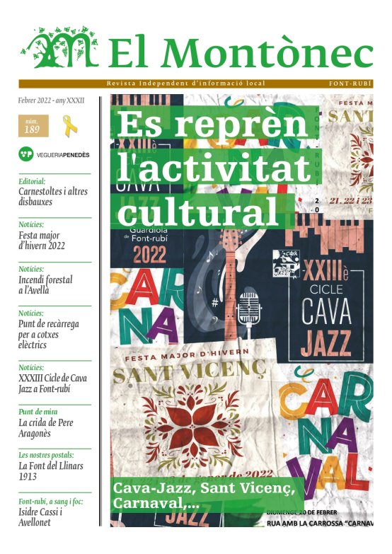 Revista 189 Febrer 2022