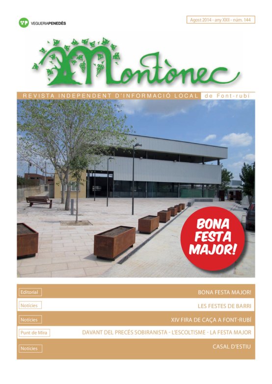 Revista 144 d'agost 2014