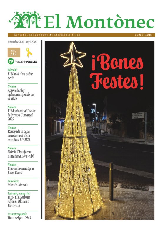 Portada Revista 212 Desembre 2025