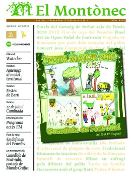 Revista 168 Agost 2018