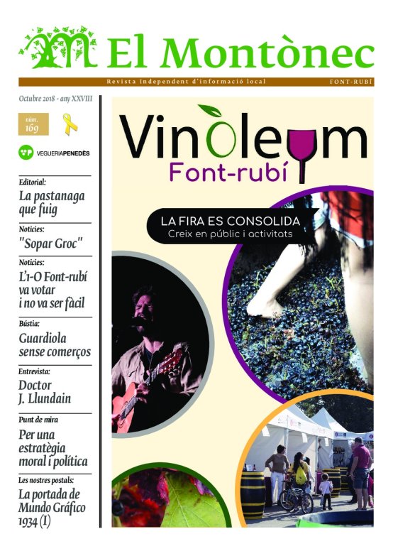Revista 169 d'octubre 2018