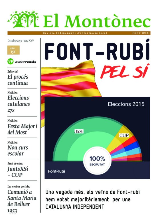 Revista 151 d'octubre 2015