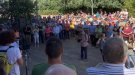 Més de 250 viticultors protesten a Vilafranca contra la baixada del preu del raïm