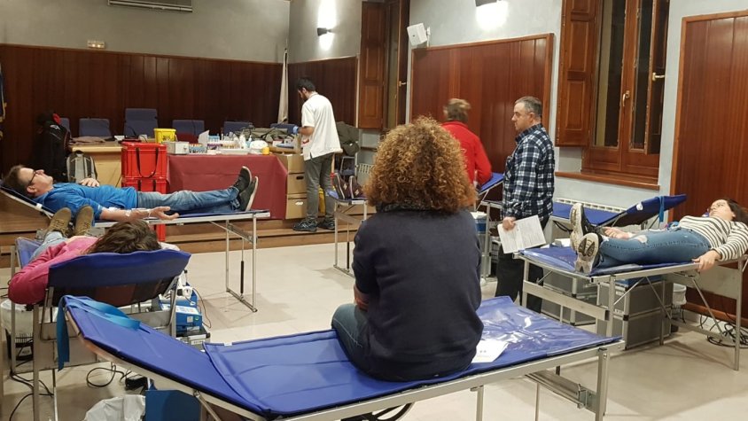 Donació de sang amb una bona participació ciutadana