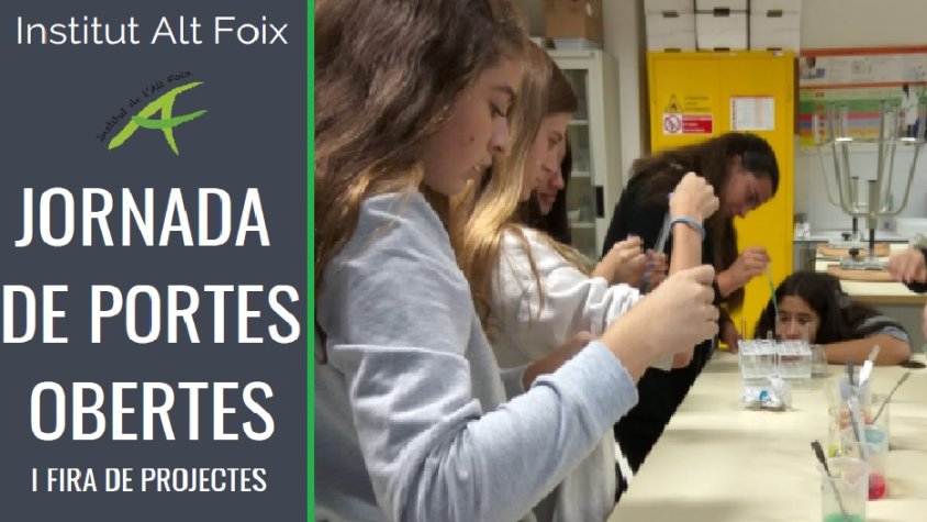 Jornada de portes obertes i Fira de projectes a l'Institut