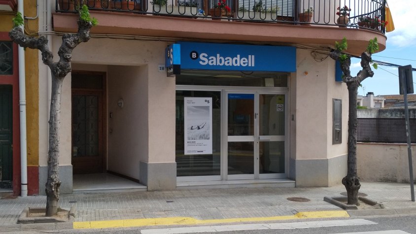 L'oficina del Banc de Sabadell tanca definitivament