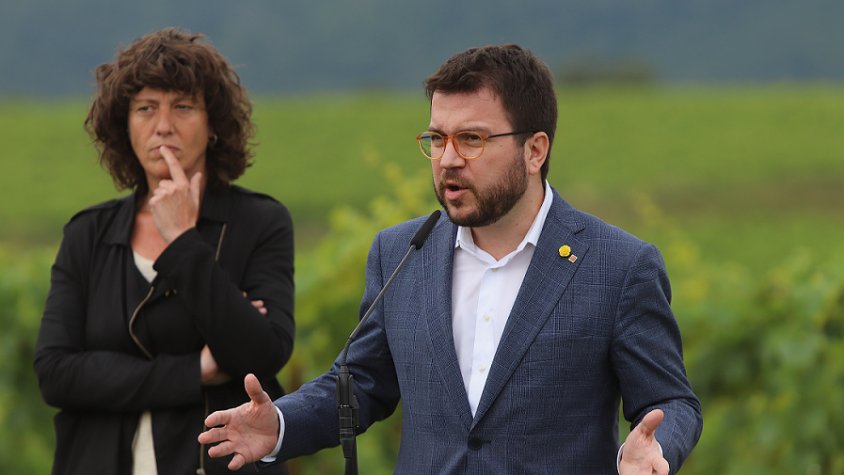 El vicepresident Aragonès i la Consellera Jordà