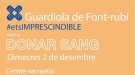 Vine a donar Sang estarà a Guardiola el pròxim 2 de desembre