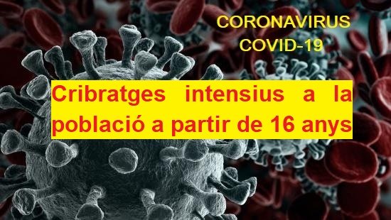 Salut impulsa cribratges intensius de COVID-19 en diferents municipis de la Regió Sanitària Metropolitana Sud