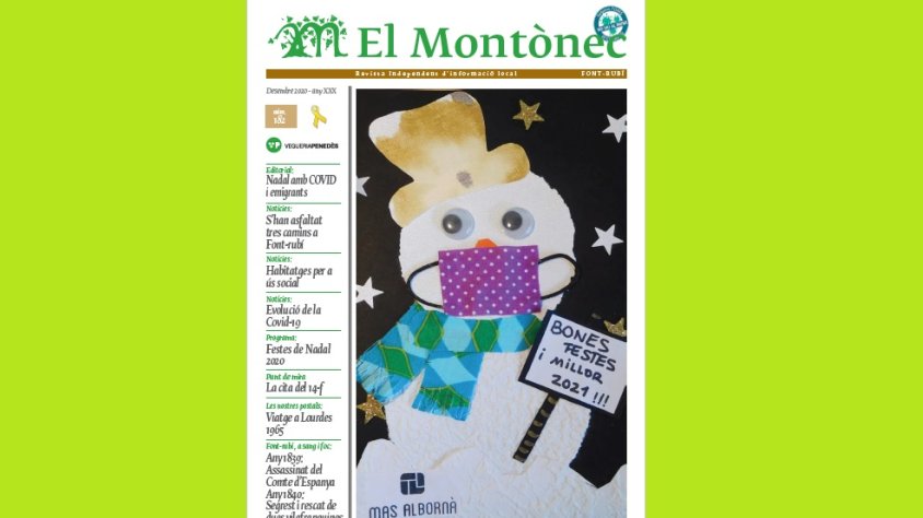 Portada revista Montònec número 182