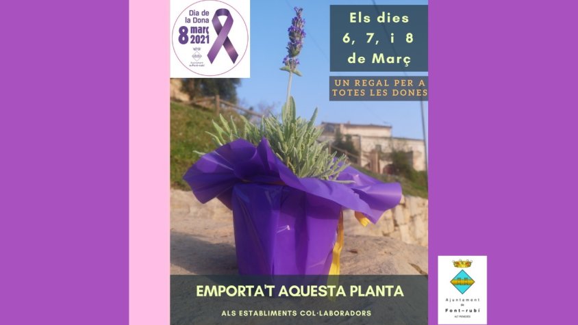 Commemoració del dia Intencional de la dona a Font-rubí