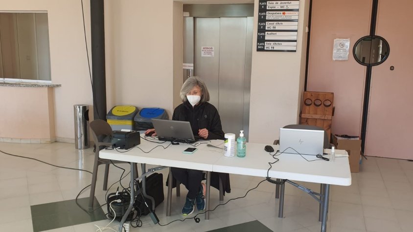 Punt de suport al vot electrònic a Font-rubí