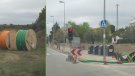 Diputació posa tub per a Fibra òptica al voral de la carretera BP-2126 