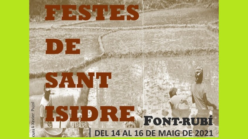Festes de Sant Isidre 2021 a Font-rubí