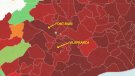 Font-rubí duplica àmpliament l'índex de risc COVID-19 de la comarca i el de Catalunya.