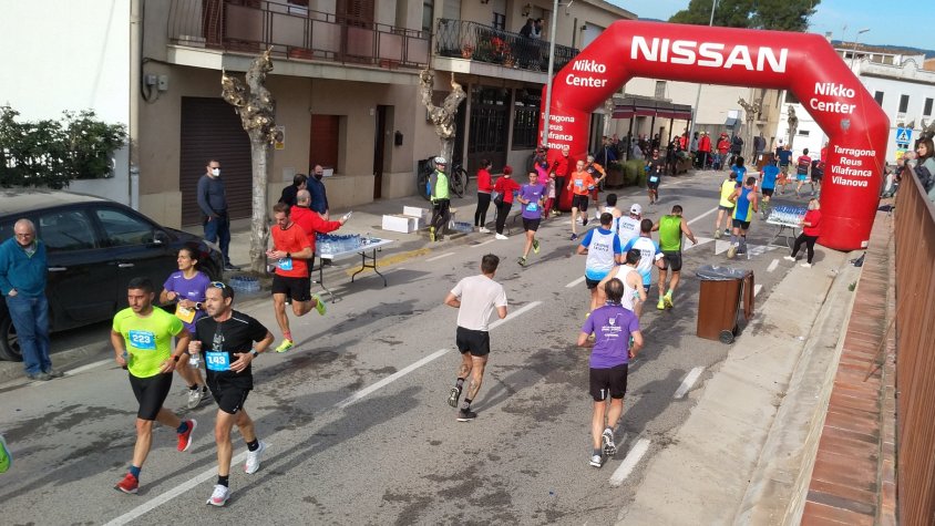La Mitja Marató en el seu pas per Guardiola de Font-rubí