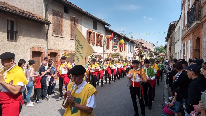 La Comissió d'agermanament de Font-rubí visita Rieux en les seves festes del PAPOGAY