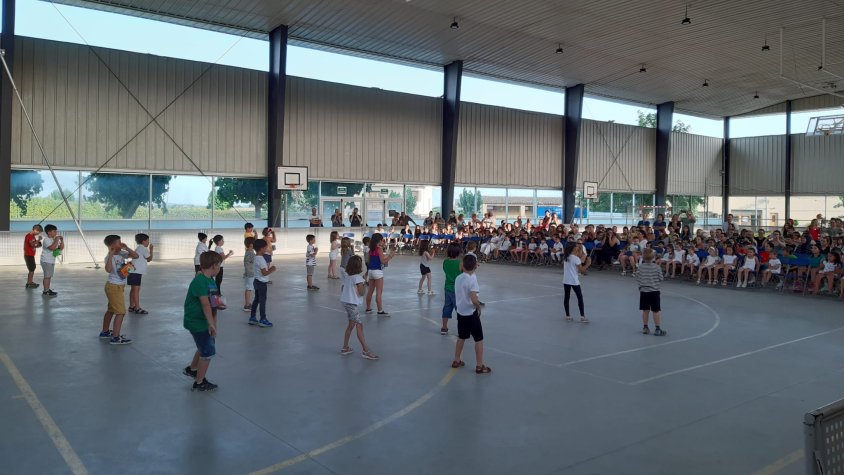Actuacions a la festa de fi de curs