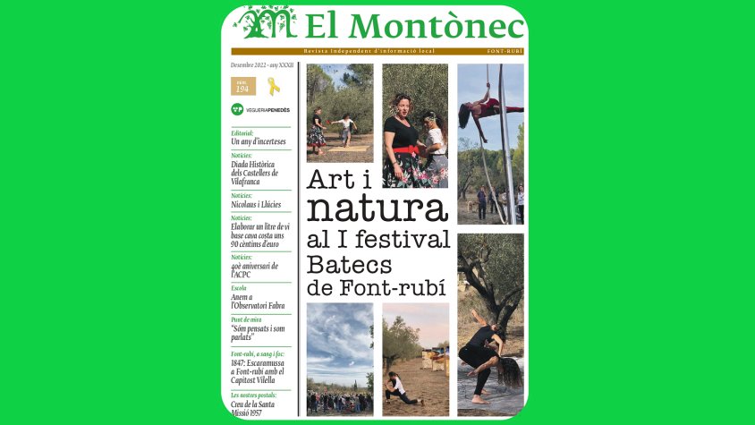 Ja tenim la revista 194 de desembre del Montònec