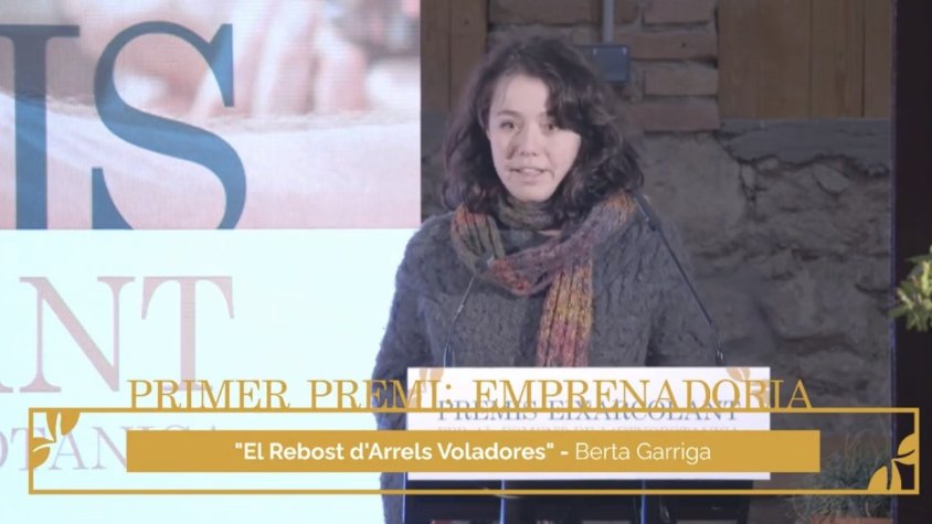 La veïna de Font-rubí, Berta Garriga, guanya un premi al foment de l’etnobotànica
