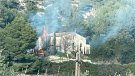 El primer incendi de l'any a Font-rubí