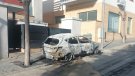 Incendi d’un cotxe al carrer Parellada de Guardiola de Font-rubí.