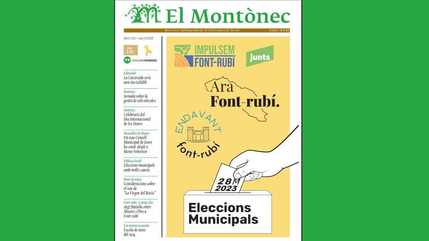 Ja tenim la revista 196 d’abril del Montònec