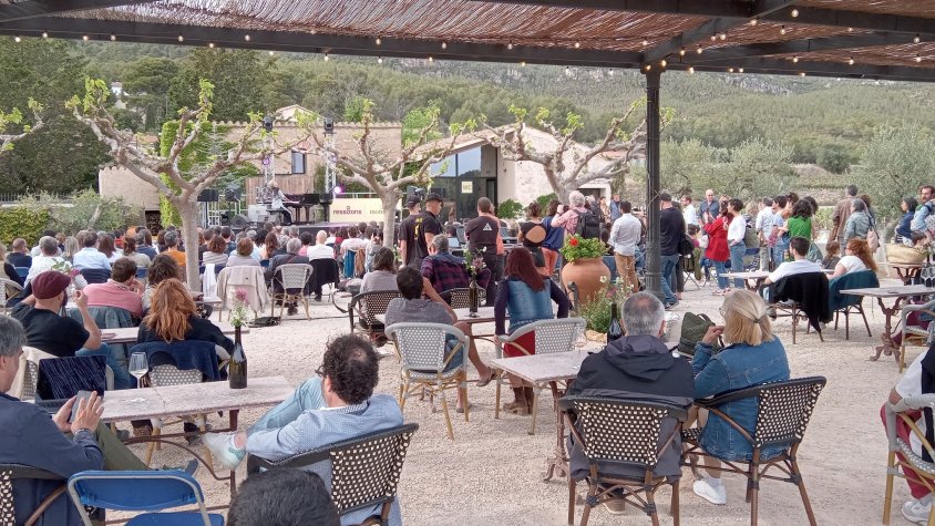 Clara Peya al Celler Mont-rubí de l'Avellà