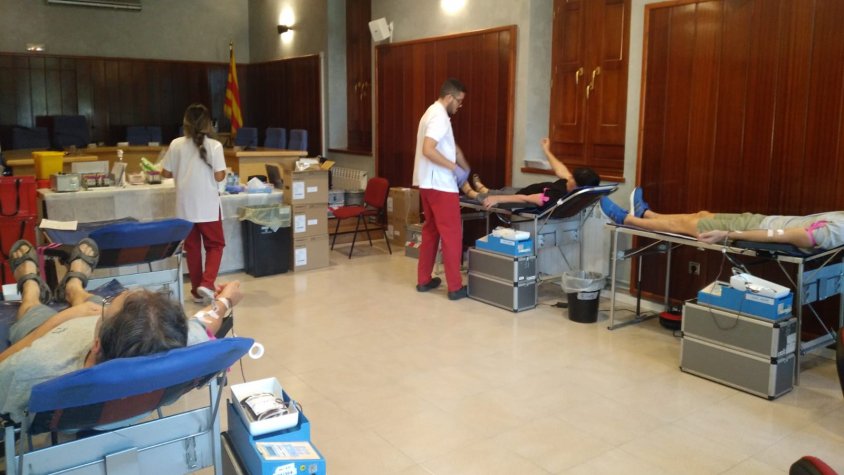 Campanya de donació de sang a Guardiola de Font-rubí