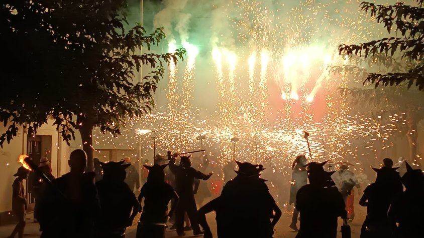 El correfoc un dels actes que més ha agradat d'aquest inici de la Festa Major
