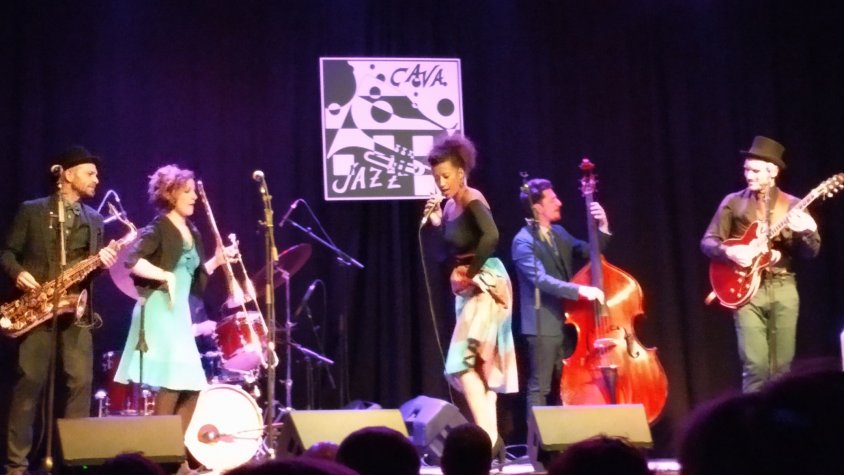 The Black Barbies en la 3a actuació XXI Cicle Cava Jazz a Font-rubí