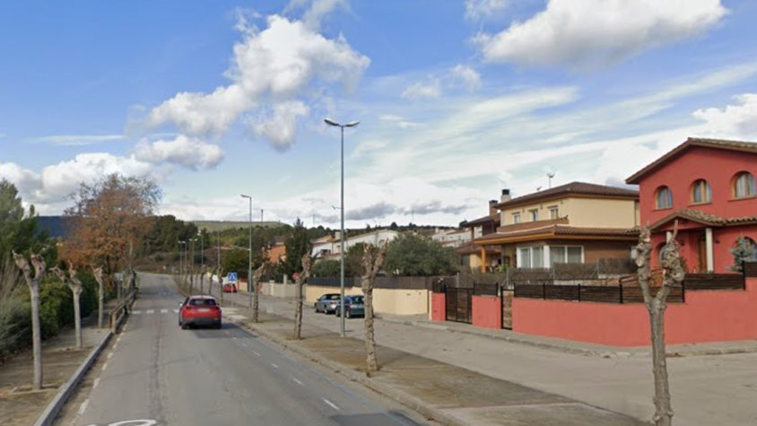 Zona a on va tenir lloc l'accident
