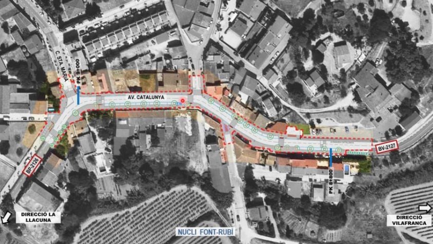 La Diputació lliura el projecte de reurbanització del centre de Guardiola