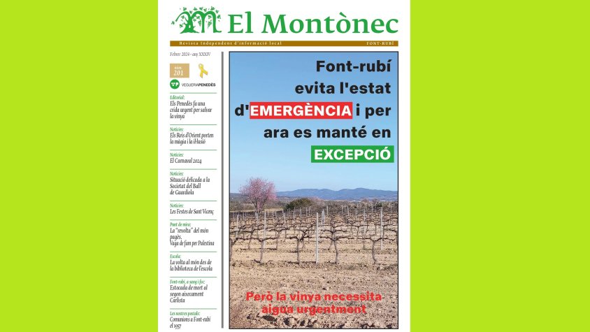 Ja tenim la Revista Número 201 del Montònec