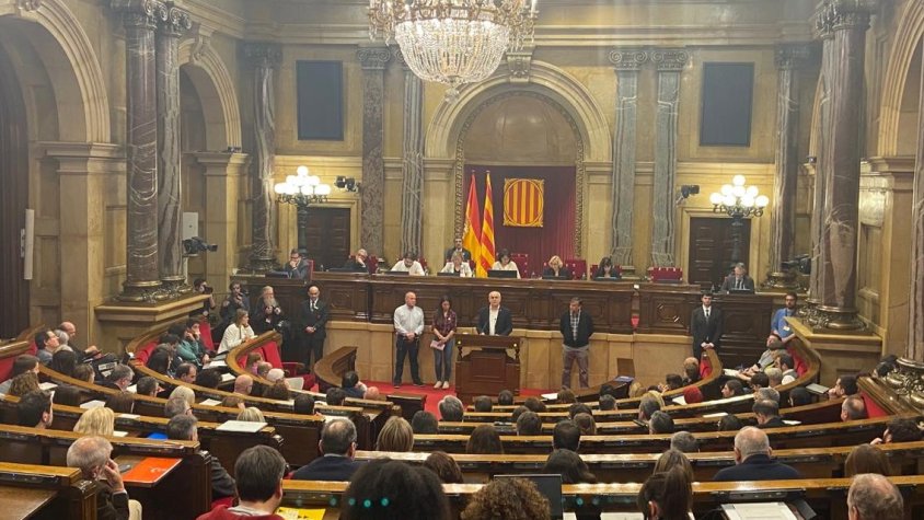 La pagesia fa sentir la seva veu al Parlament.