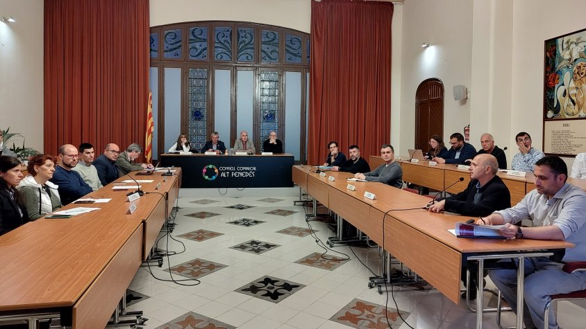 Sessió plenària del Consell d’Alcaldies de l’Alt Penedès