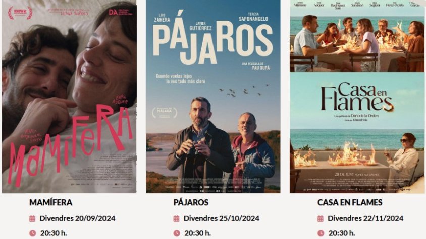 Font-rubí s'adhereix al Cicle Gaudí de cinema català