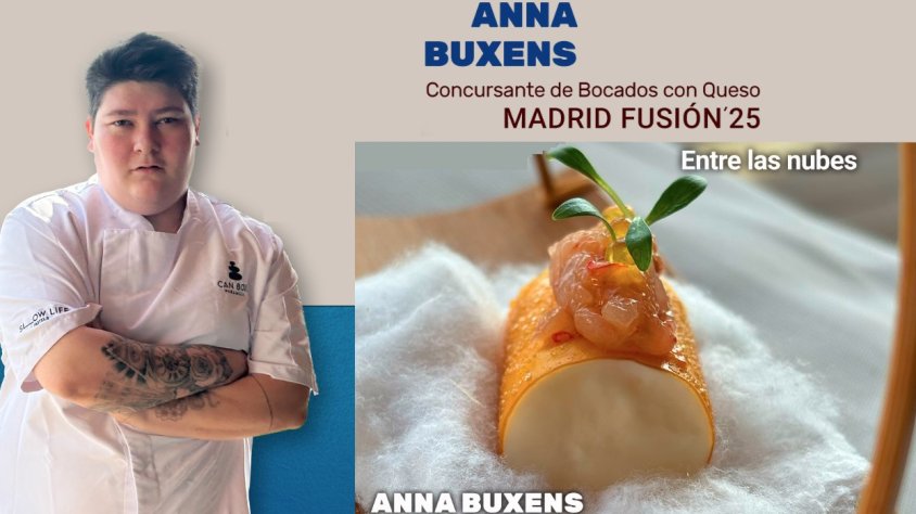 Anna Buxens, finalista del concurs "Bocados con Queso" a Madrid Fusión 2025