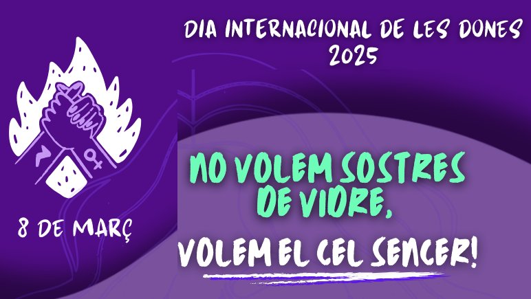 Actes en commemoració del Dia de les Dones 2025 a Font-rubí