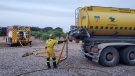 L’ADF de Font-rubí col·labora en l’extinció de l'incendi de la Segarra