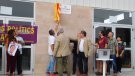 Inauguració de la Plaça de l’1 d’octubre.