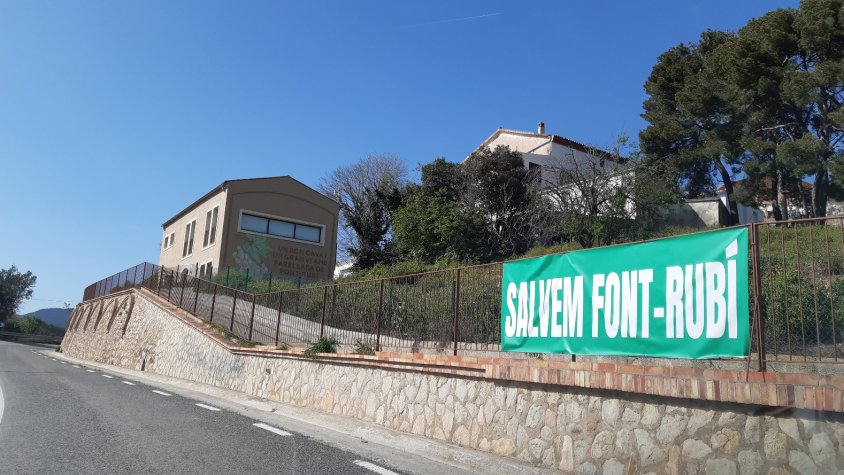 Salvem Font-rubí reivindica una solució no agresiva