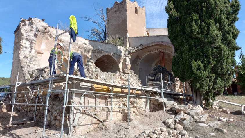Comencen les obres de rehabilitació de l’església de Sant Vicenç del Morrocurt