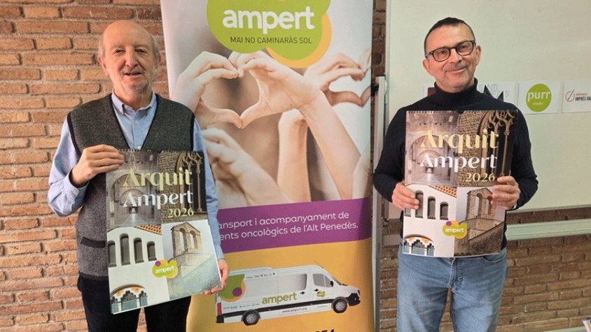 Font-rubí, present al calendari solidari d’AMPERT 2026