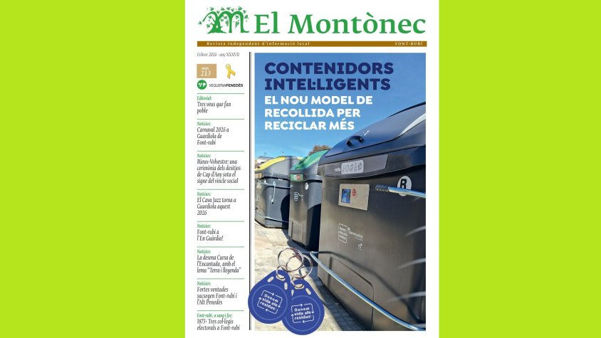 Ja estem repartint el Montònec núm. 213 — Febrer 2026!