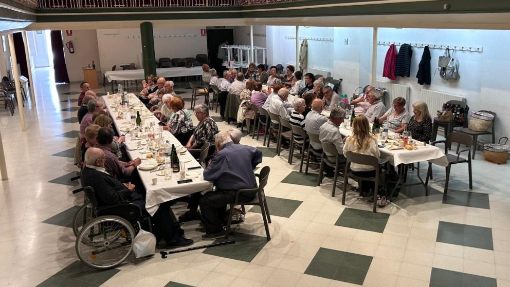 La Gent Gran de Font-rubí celebra el seu aniversari