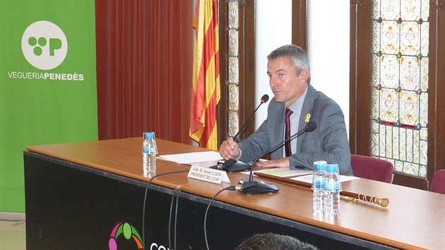                          Foto arxiu: Xavier Lluch President del Consell Comarcal de l'Alt Penedès